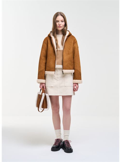 hooded jkt in soft synthetic sheepskin COLMAR ORIGINAL | 20000019 1JU956